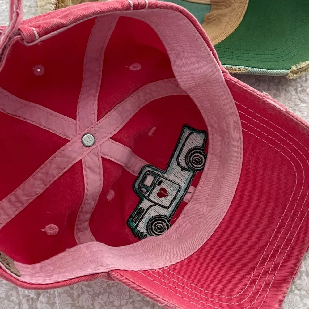 Two Adjustable Distressed Caps - Picture 7 of 9